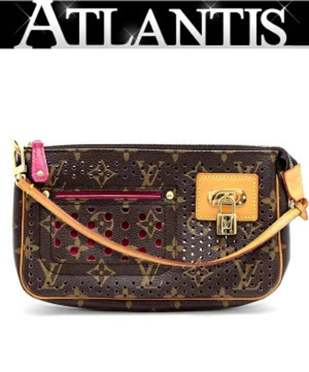Louis Vuitton Perfo Pochette Accessoires Accessory Pouch Clutch Monogram